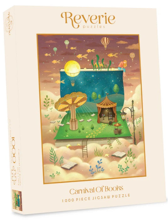 Carnival Of Books by Noelle T. - 1000 Piece Jigsaw Puzzle