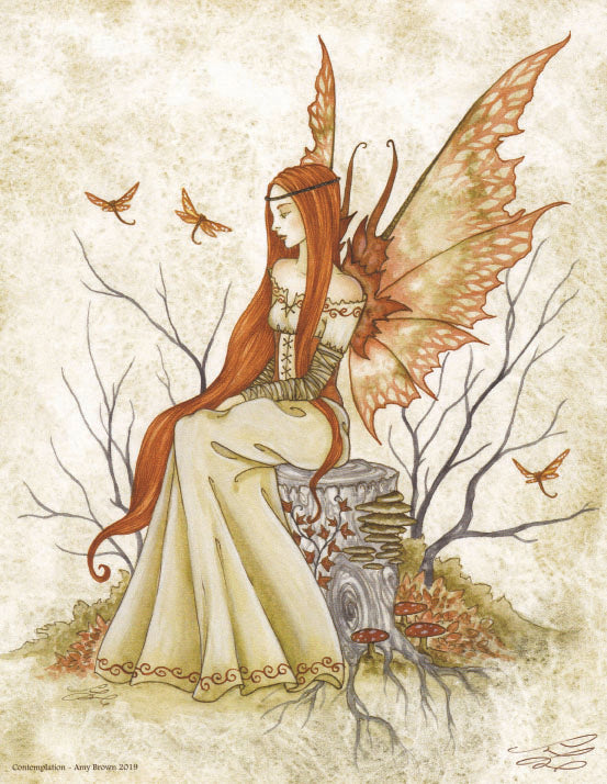 Contemplation by Amy Brown, Print