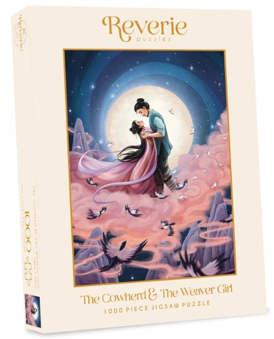 The Cowherd & The Weaver Girl by Serene Chan, 1000 Piece Puzzle