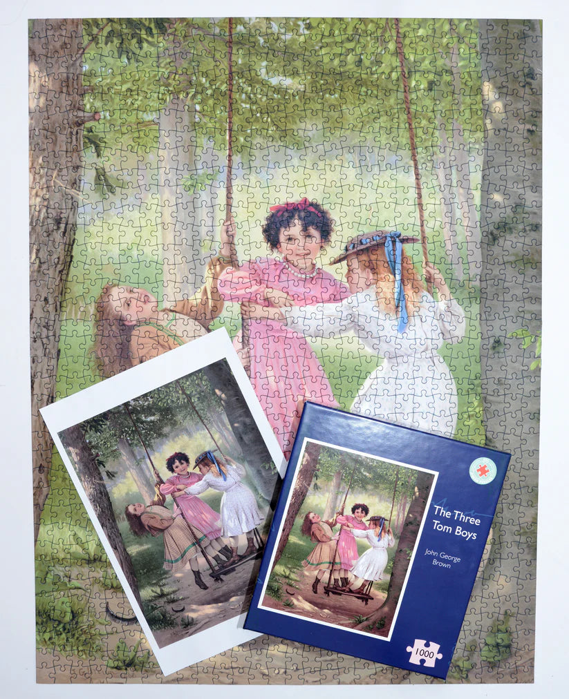The Three Tom Boys by John George Brown, 1000 Piece Puzzle