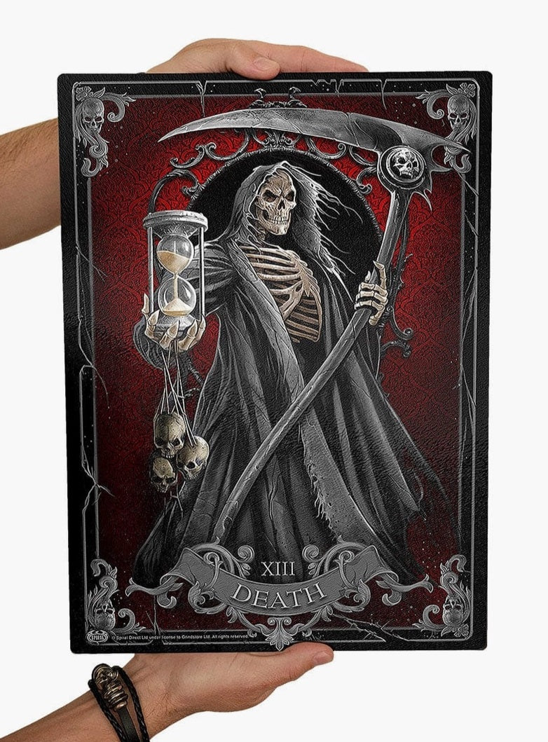 Death Tarot - Glass Cutting Board