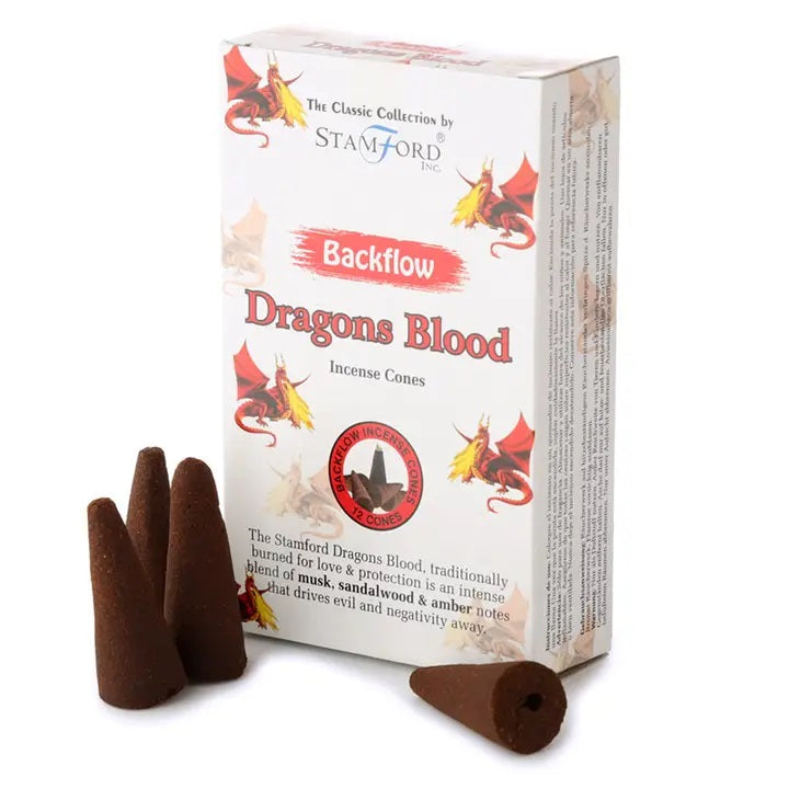 Dragons Blood Backflow Cone Incense