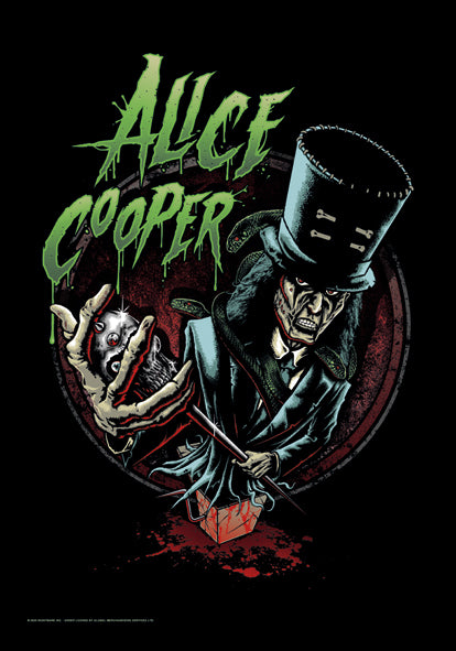 Alice Cooper - Jack in the Box Fabric Poster