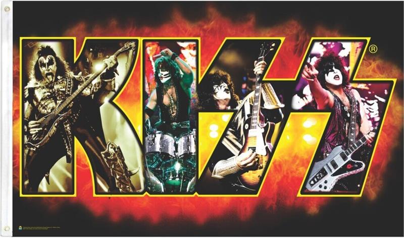 KISS Collage Logo, Fly Flag