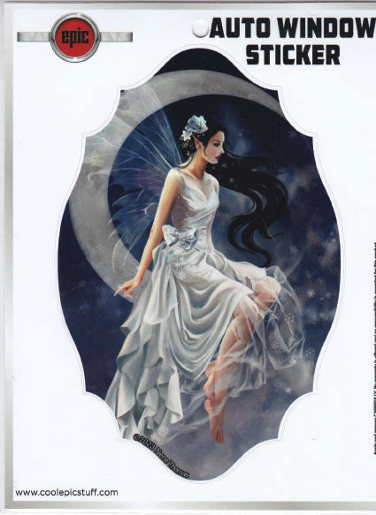 Frost Moon by Nene Thomas, Large Sticker