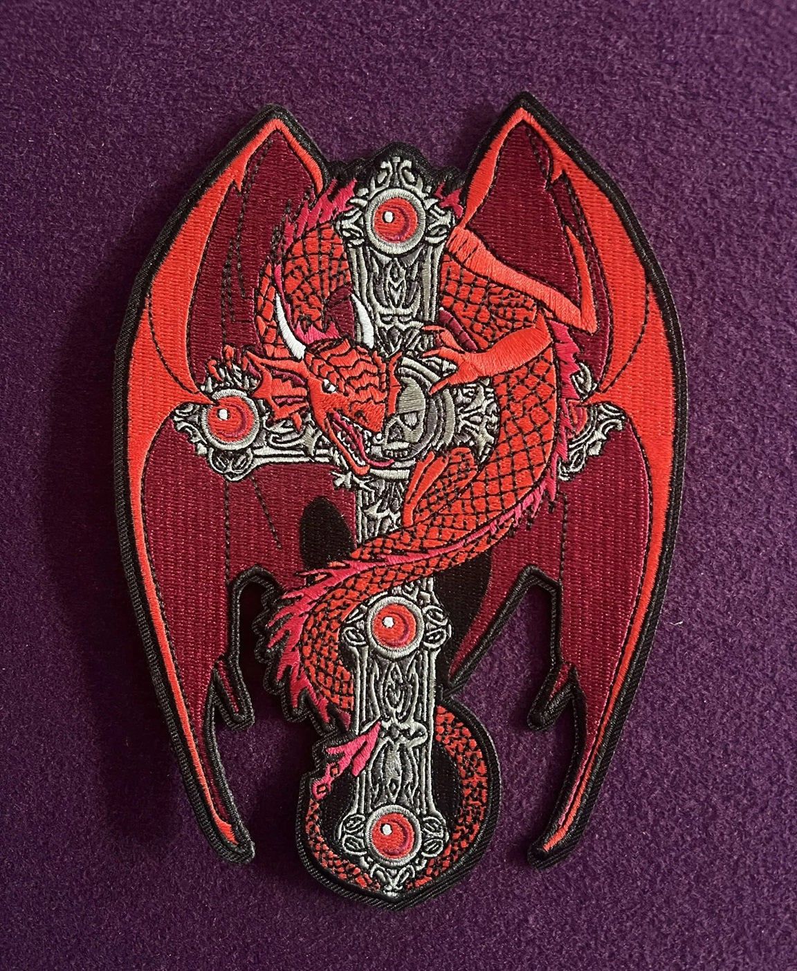 Gothic Guardian XL Patch by Anne Stokes