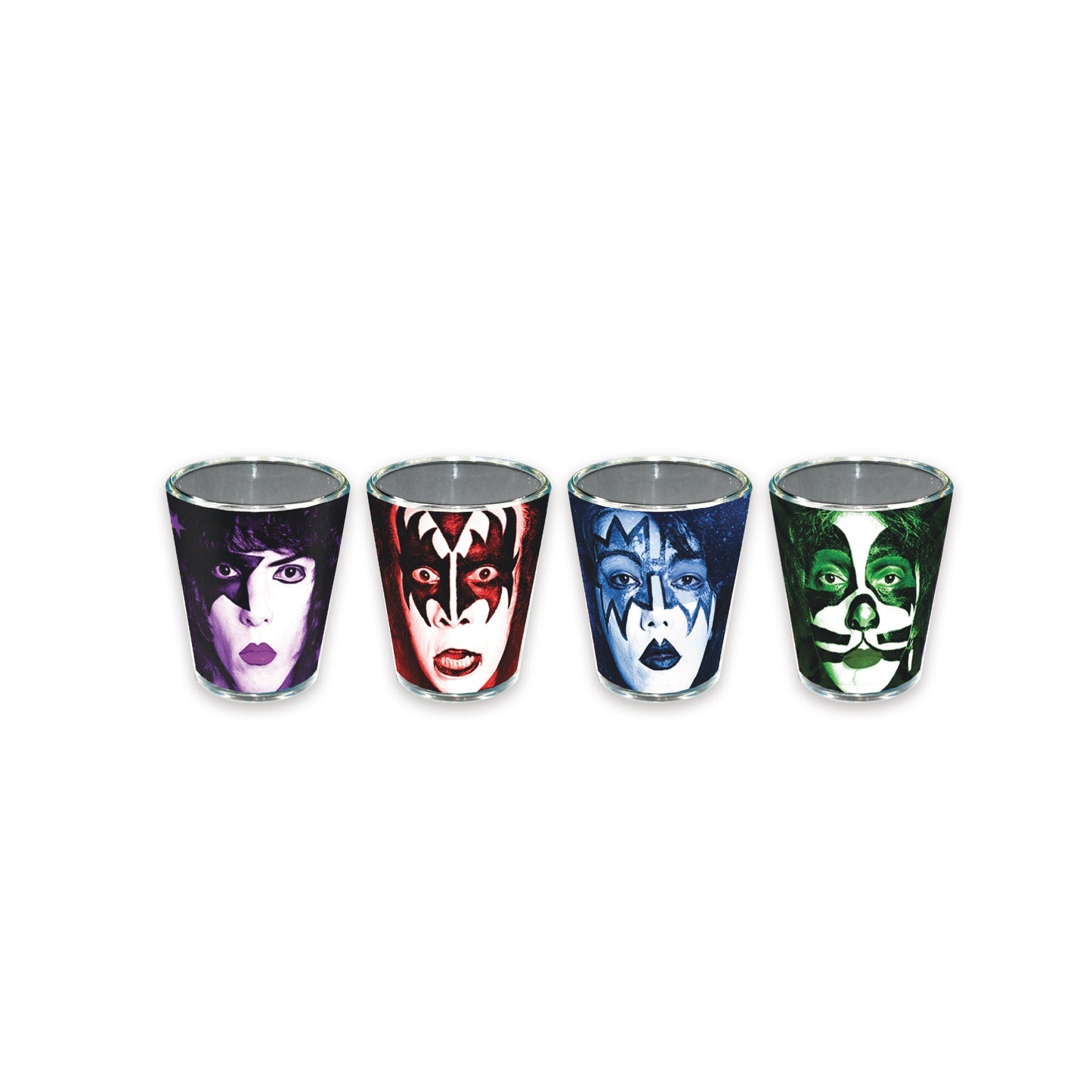 KISS Shot Mini-Glass Set (4 pack)