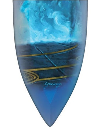 Realm Of Dragons - Ice Dragon Rises by Matthew Stawicki, Sculptural Wall Knive