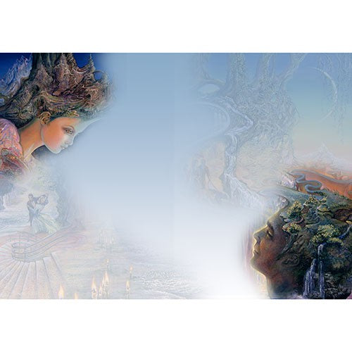 Sweet Synergy by Josephine Wall, Greeting Card