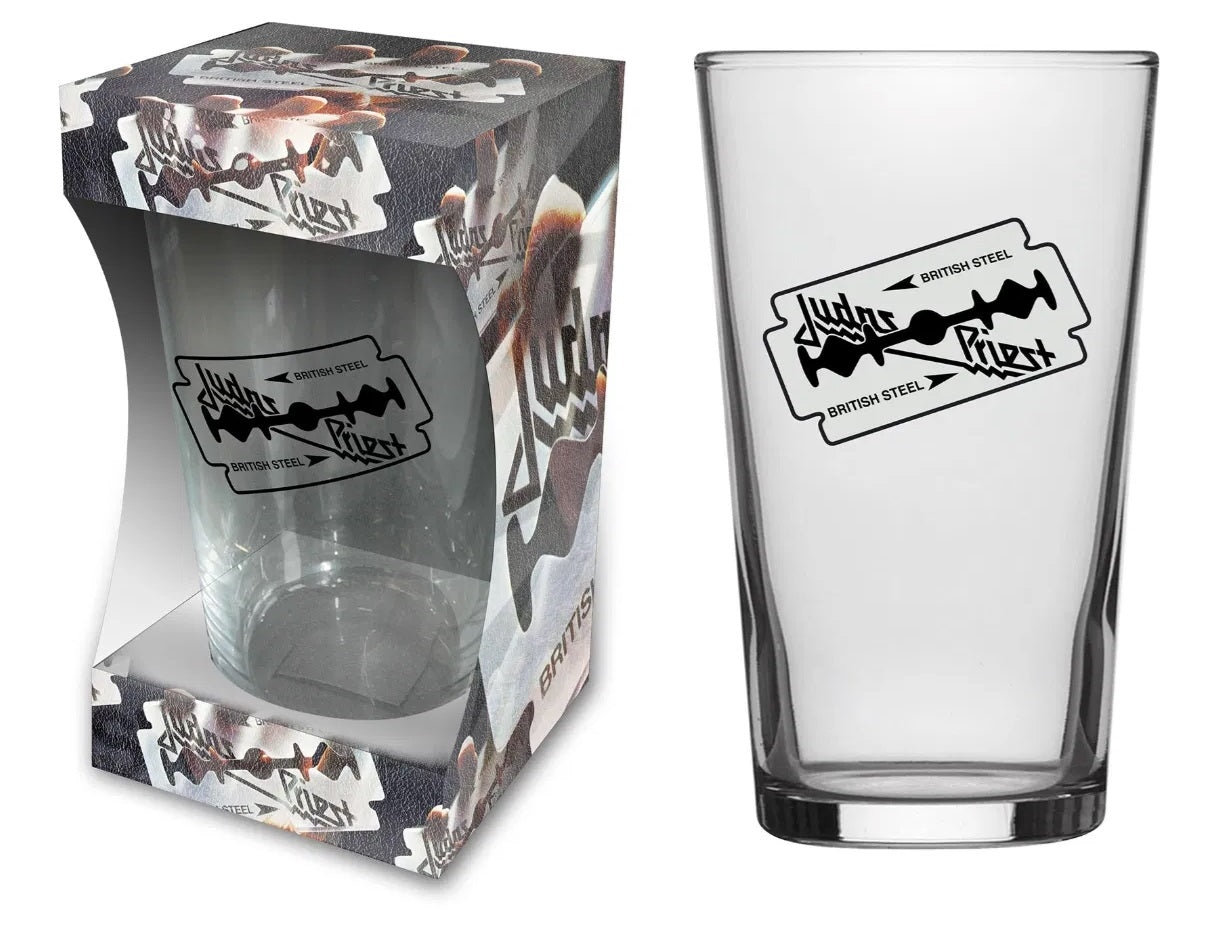 Judas Priest - British Steel, Beer Glass