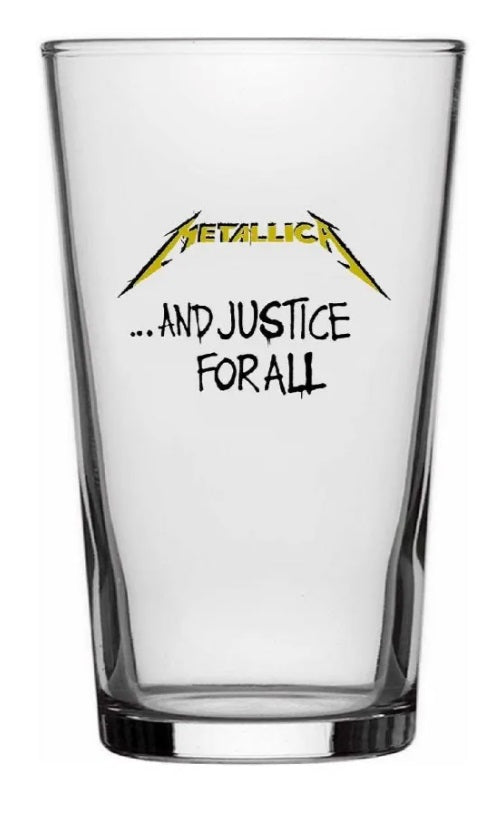 Metallica - ...And Justice for all, Beer Glass