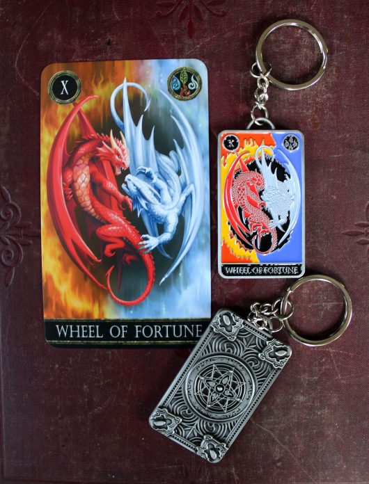 Elementals Tarot Keyrings by Anne Stokes