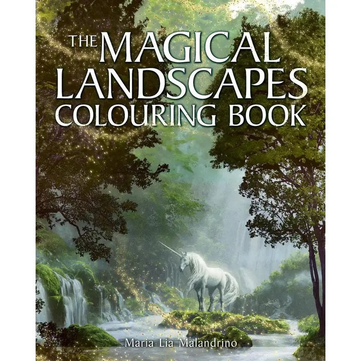 The Magical Landscapes Coloring Book by Maria Lia Malandrino.