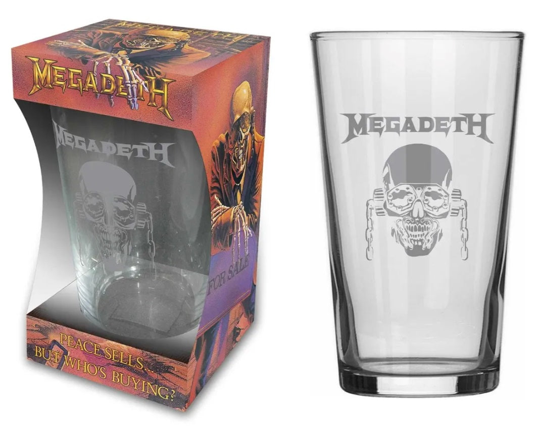 Megadeth - Peace Sells, Beer Glass