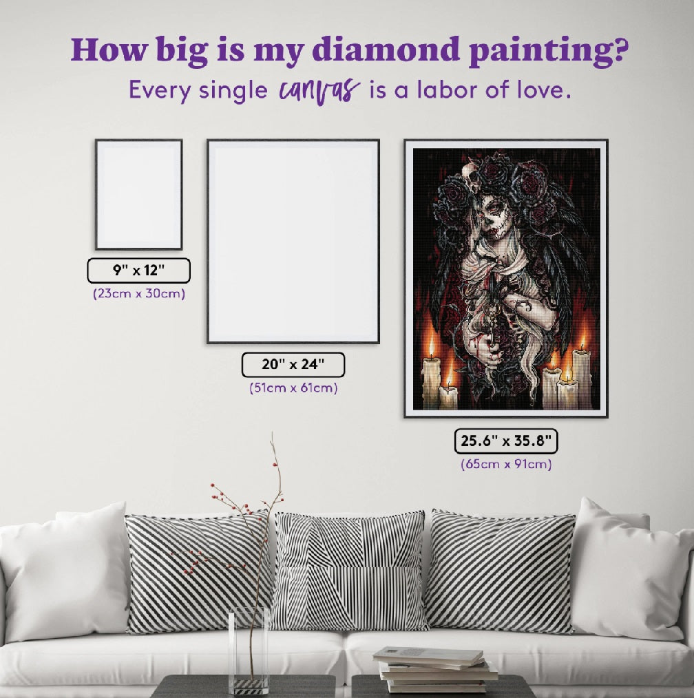 Mictecacihuatl by Enys Guerrero, Diamond Art Kit