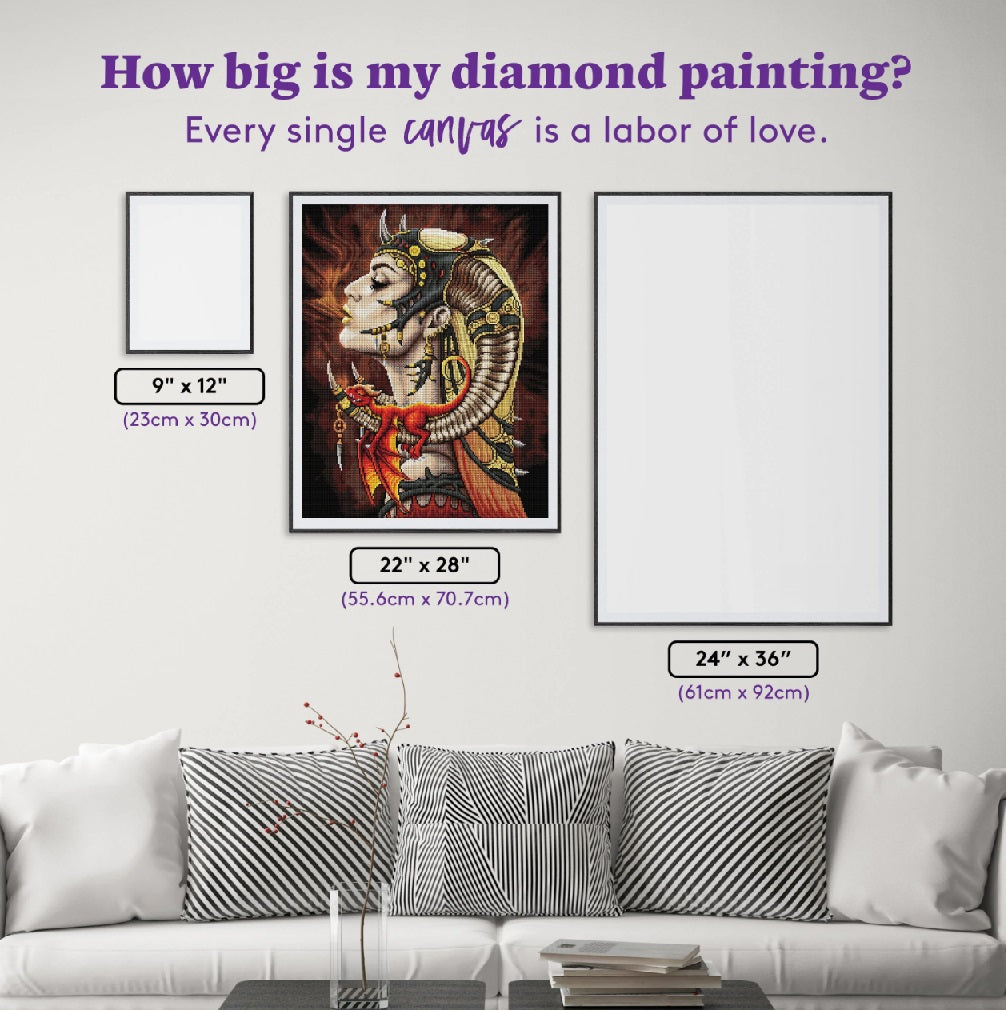 Mother of Dragons by Sarah Richter, Diamond Art Kit