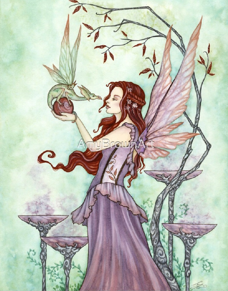 Dragon's Orb by Amy Brown, Print