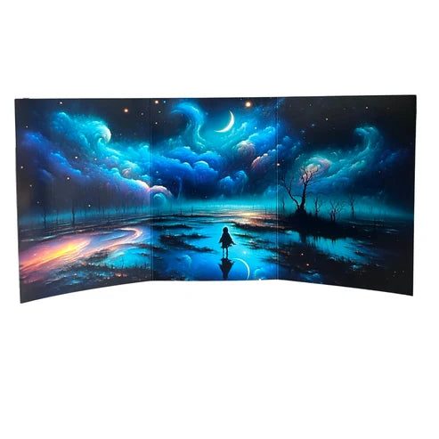 Trifold Shadow World Card