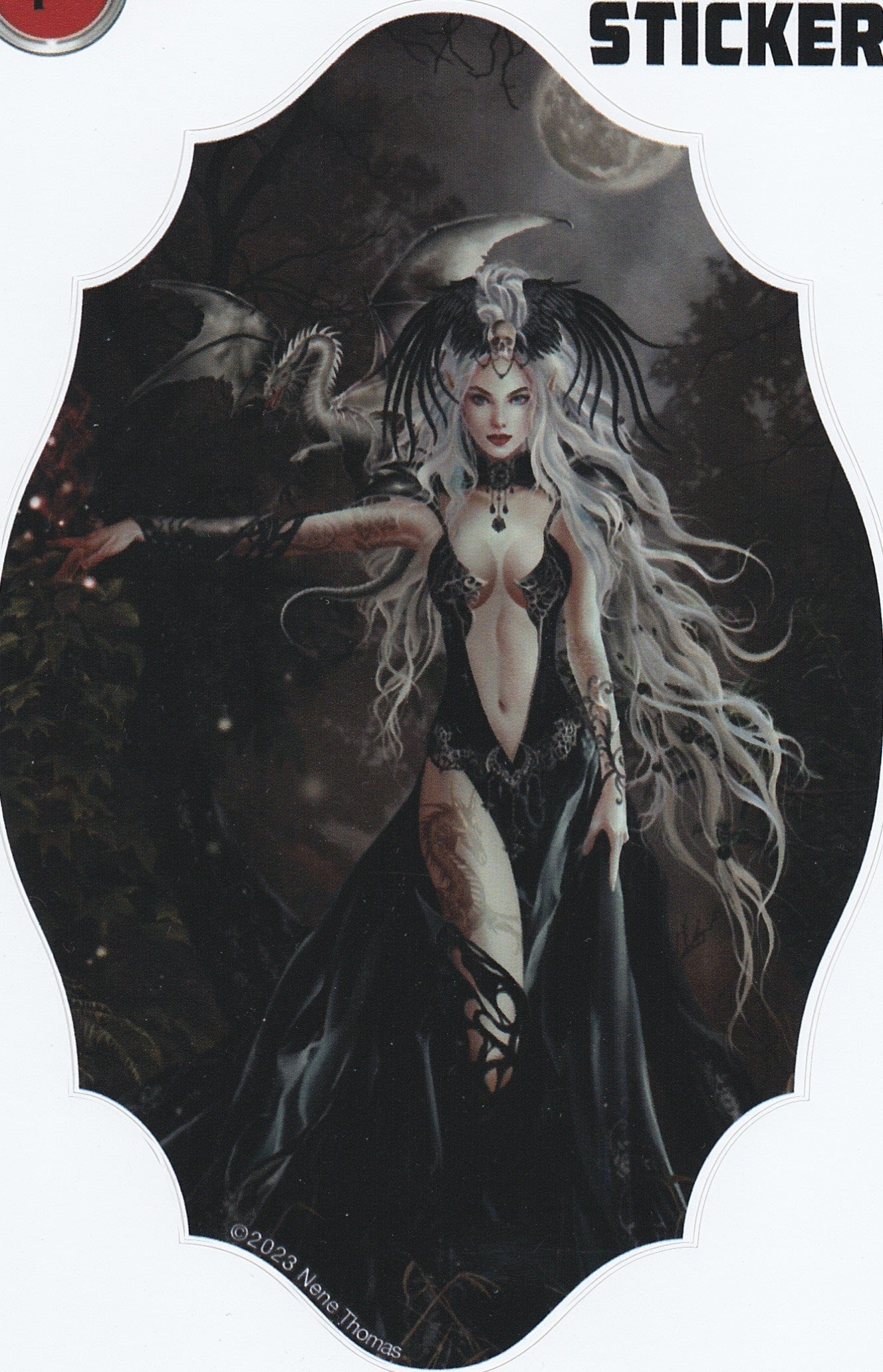 Queen of Havoc by Nene Thomas, Large Sticker