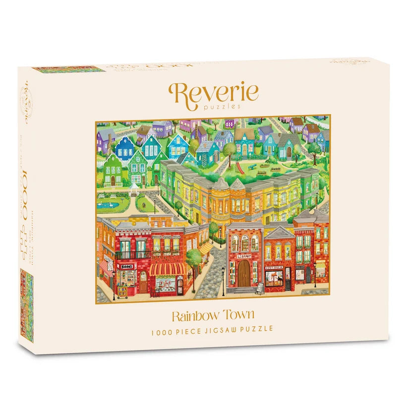 Rainbow Town by Christine Rotolo, 1000 Piece Puzzle