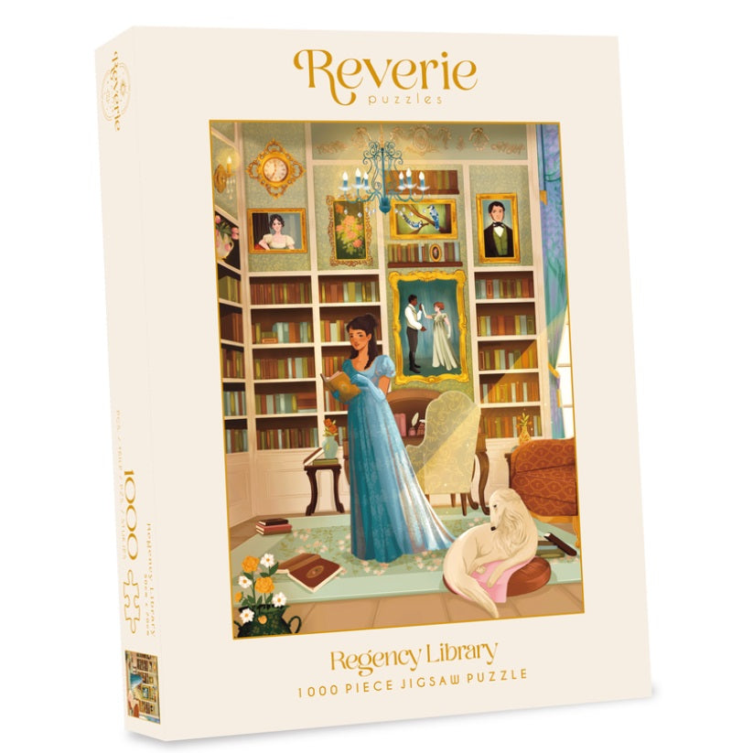 Regency Library by Lorena Cerqueira, 1000 Piece Puzzle