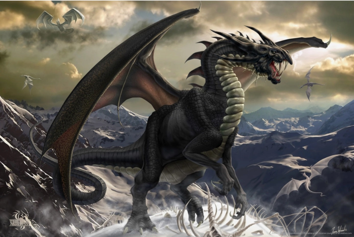 Rouge Dragon by Tom Wood, Poster