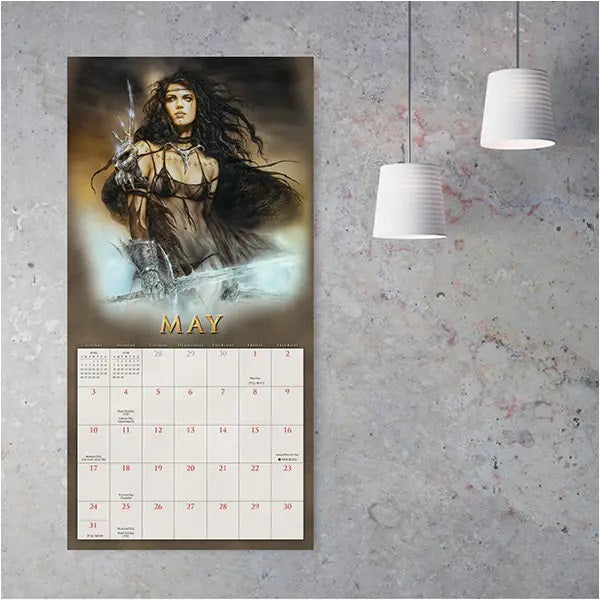 The Fantasy Art of Royo, 2026 Wall Calendar