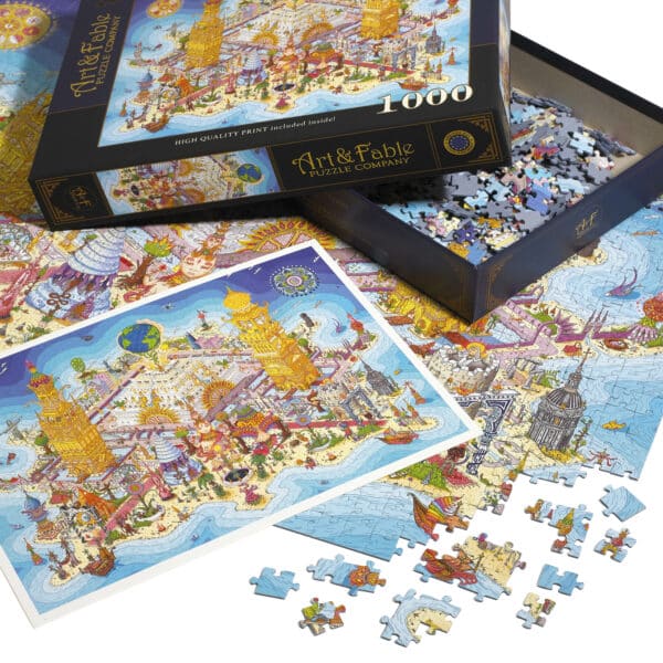 Land of Rutopia by Ruben Topia, 1000 Piece Puzzle