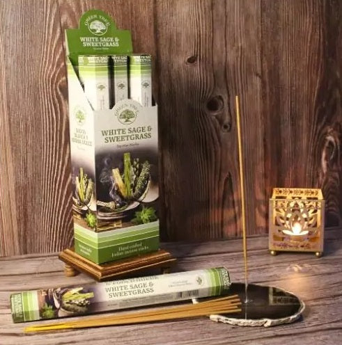 White Sage & Sweetgrass - Stick Incense