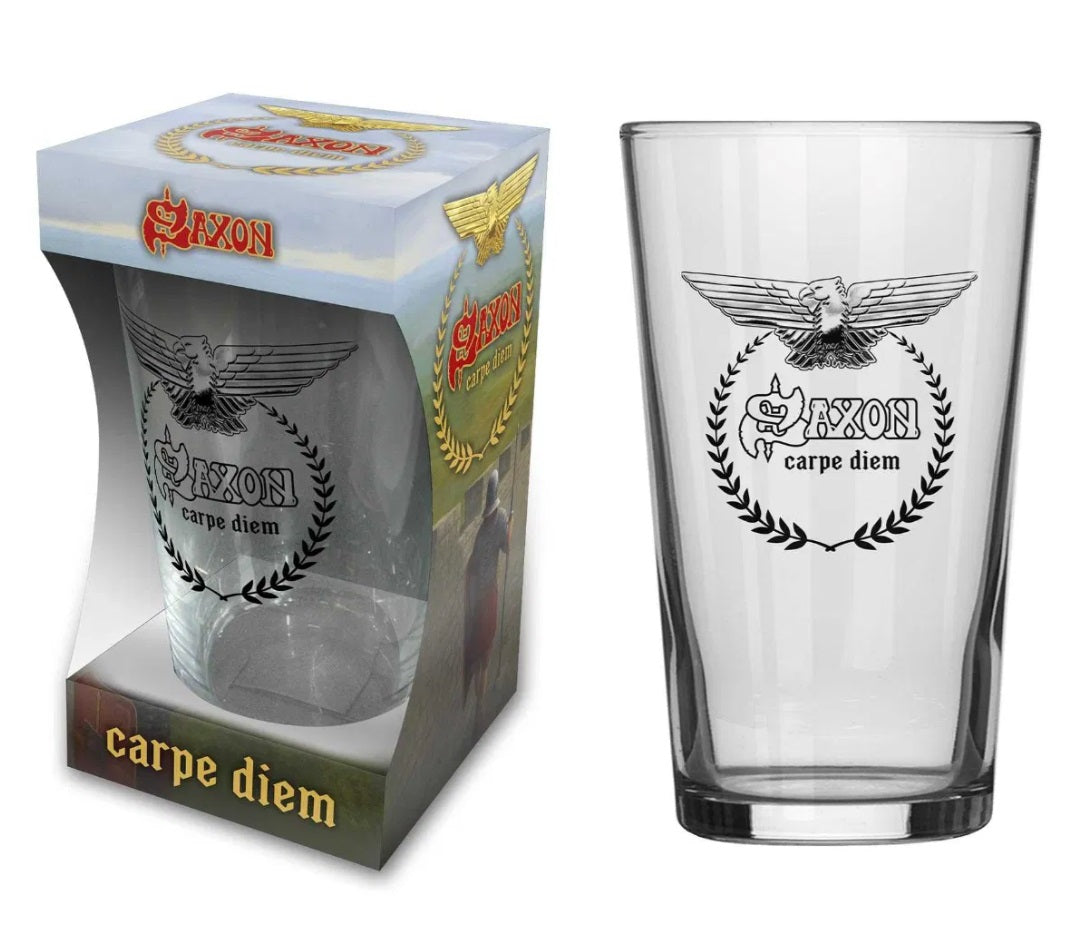 Saxon - Carpe Diem, Beer Glass