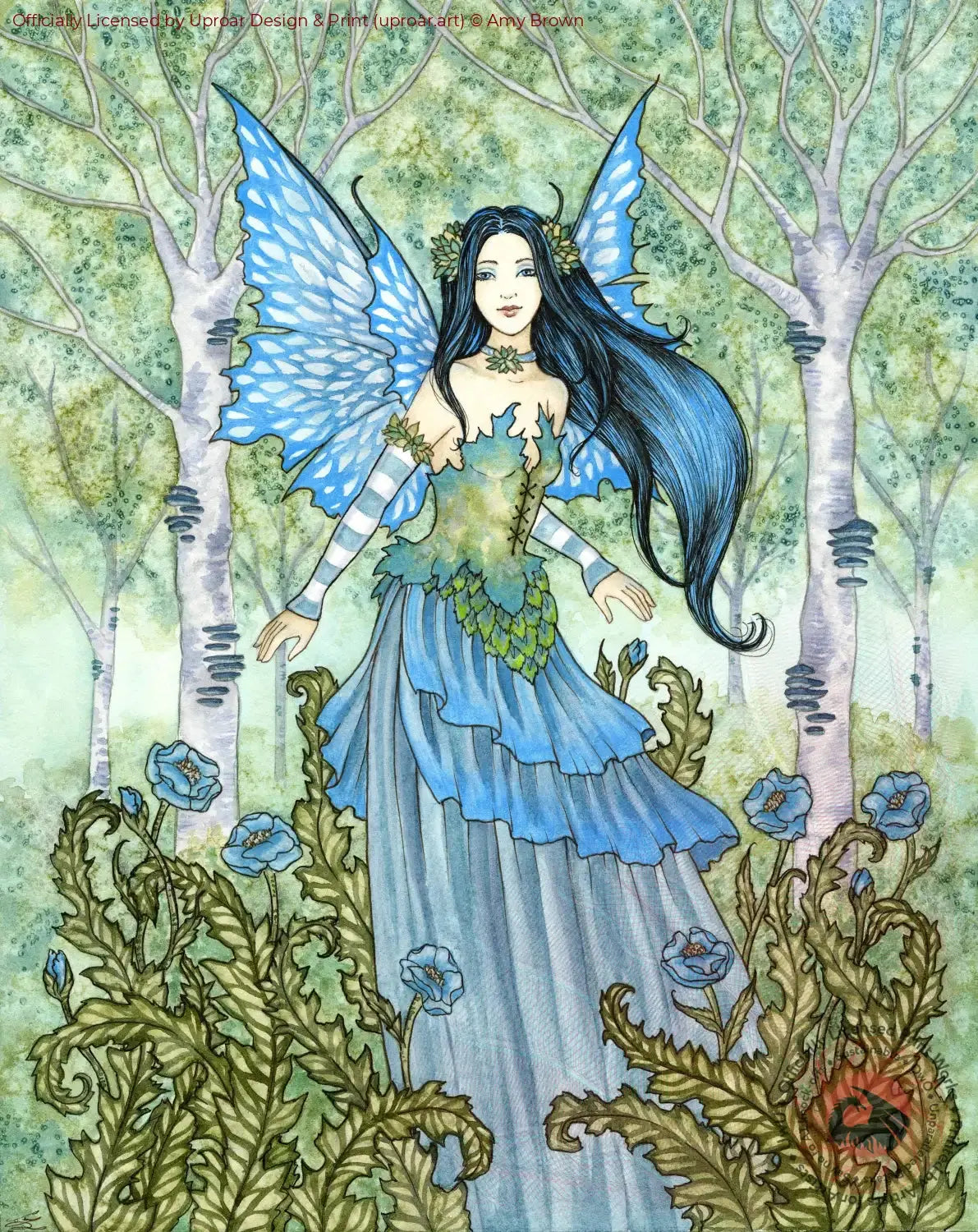 The Blue Wood by Amy Brown, Print