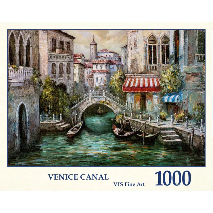 Venice Canal by Vis Fine Art, 1000 Piece Puzzle