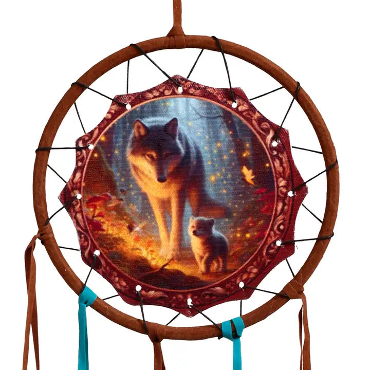 Fairy Dream Wolf & Cub Dreamcatcher