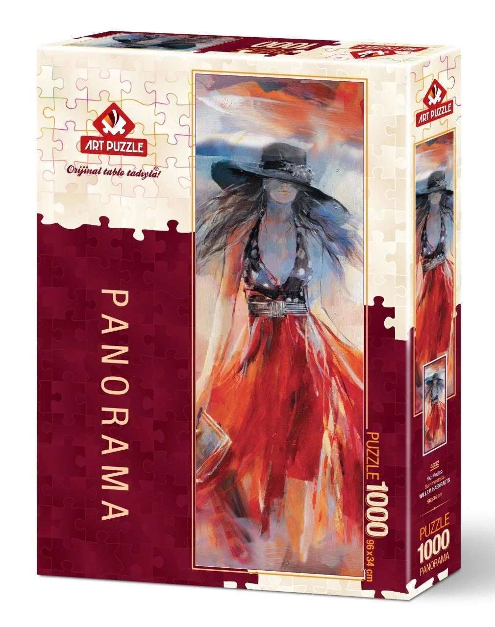 Summer Dress by Willem Haenraets, 1000 Piece Panorama Puzzle