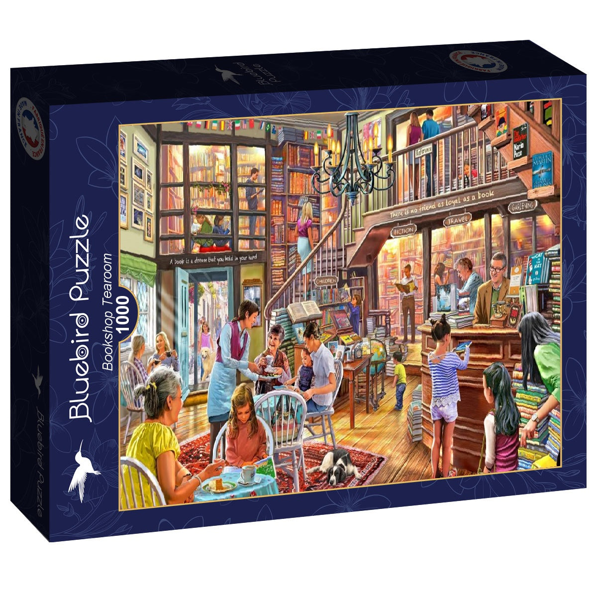 Bookshop Tearoom by Steve Crisp, 1000 Piece Puzzle