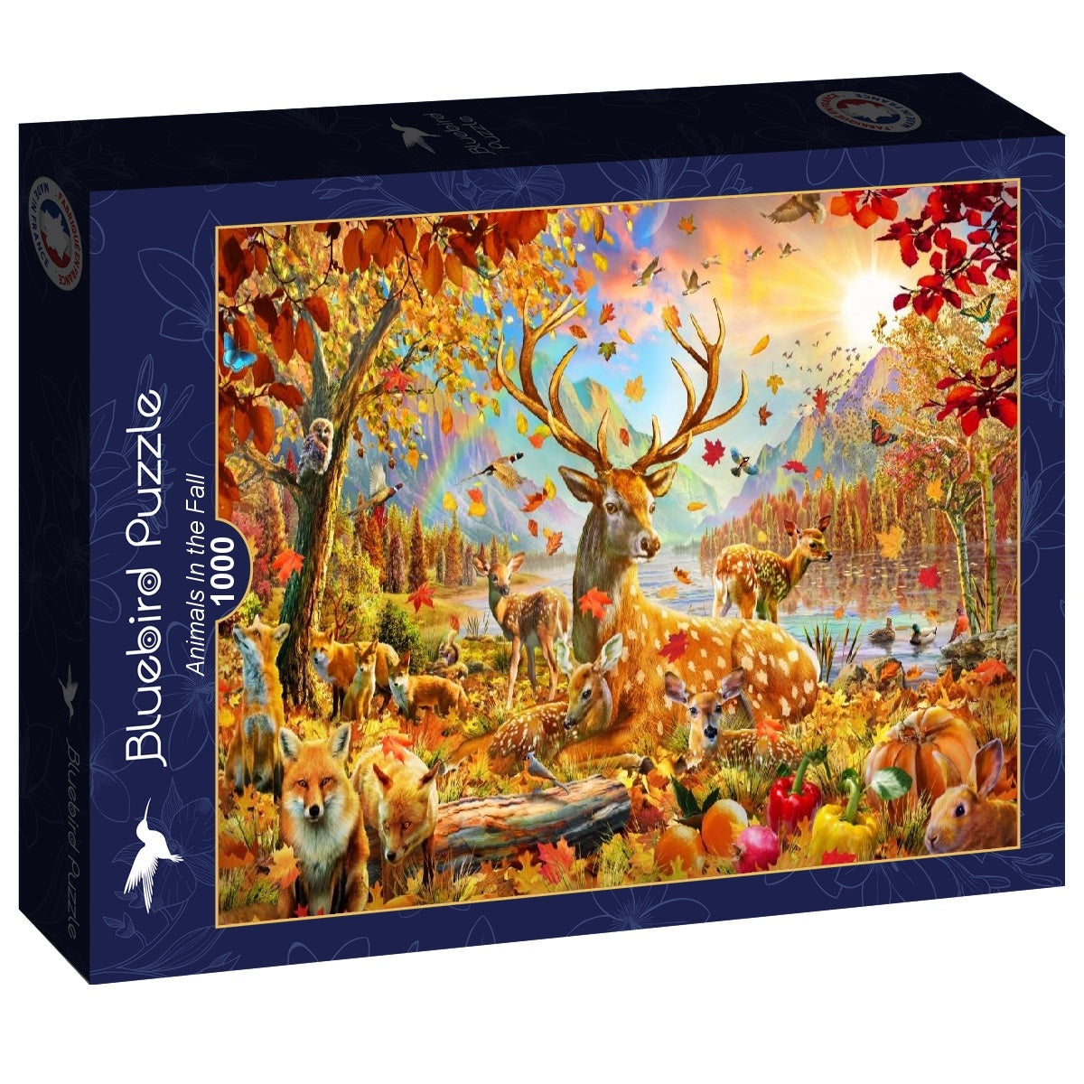Animals In the Fall by Adrian Chesterman, 1000 Piece Puzzle