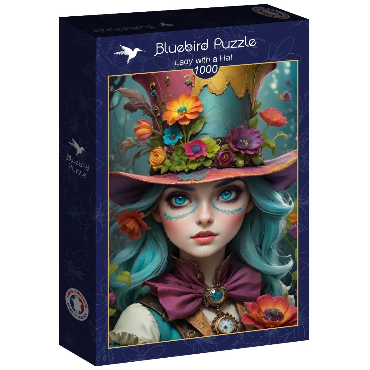 Lady with a Hat from 123RF, 1000 Piece Puzzle