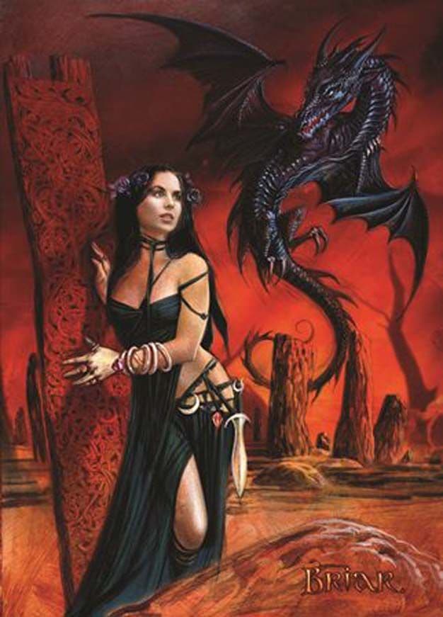 Bride of the Sabbat by Briar Greeting Card