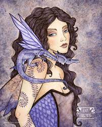 Amethyst Magick by Amy Brown, Print