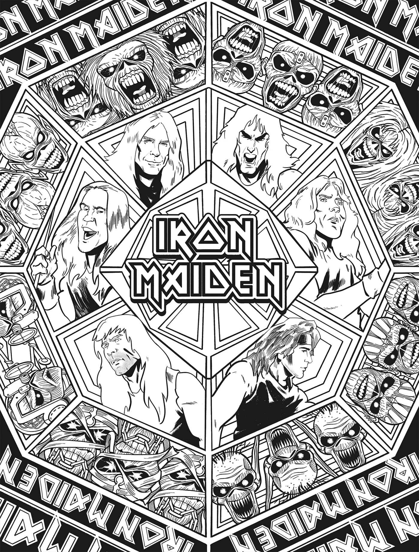 Iron Maiden: The Official Coloring Book