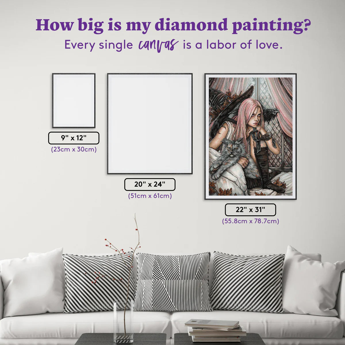 Never Alone by Enys Guerrero, Diamond Art Kit