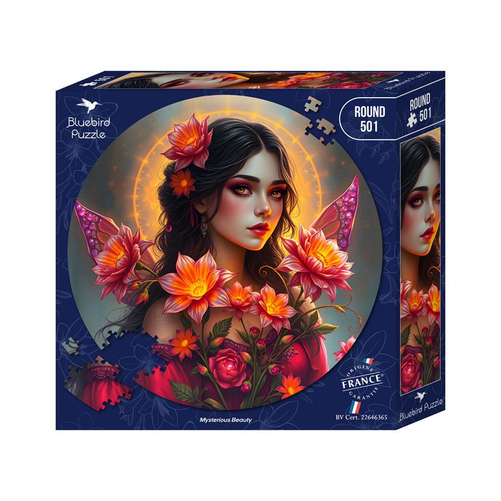 Mysterious Beauty from 123RF, 501 Piece Round Puzzle