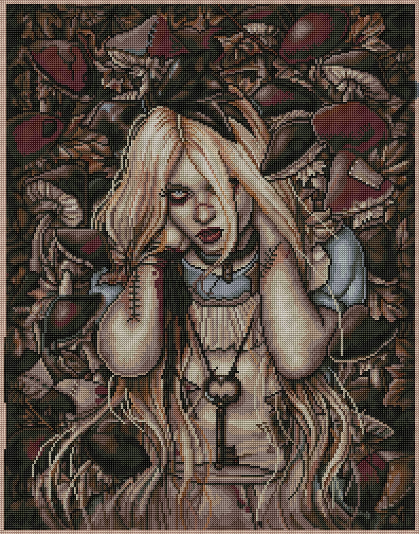 Not Your Alice by Enys Guerrero, Diamond Art Kit