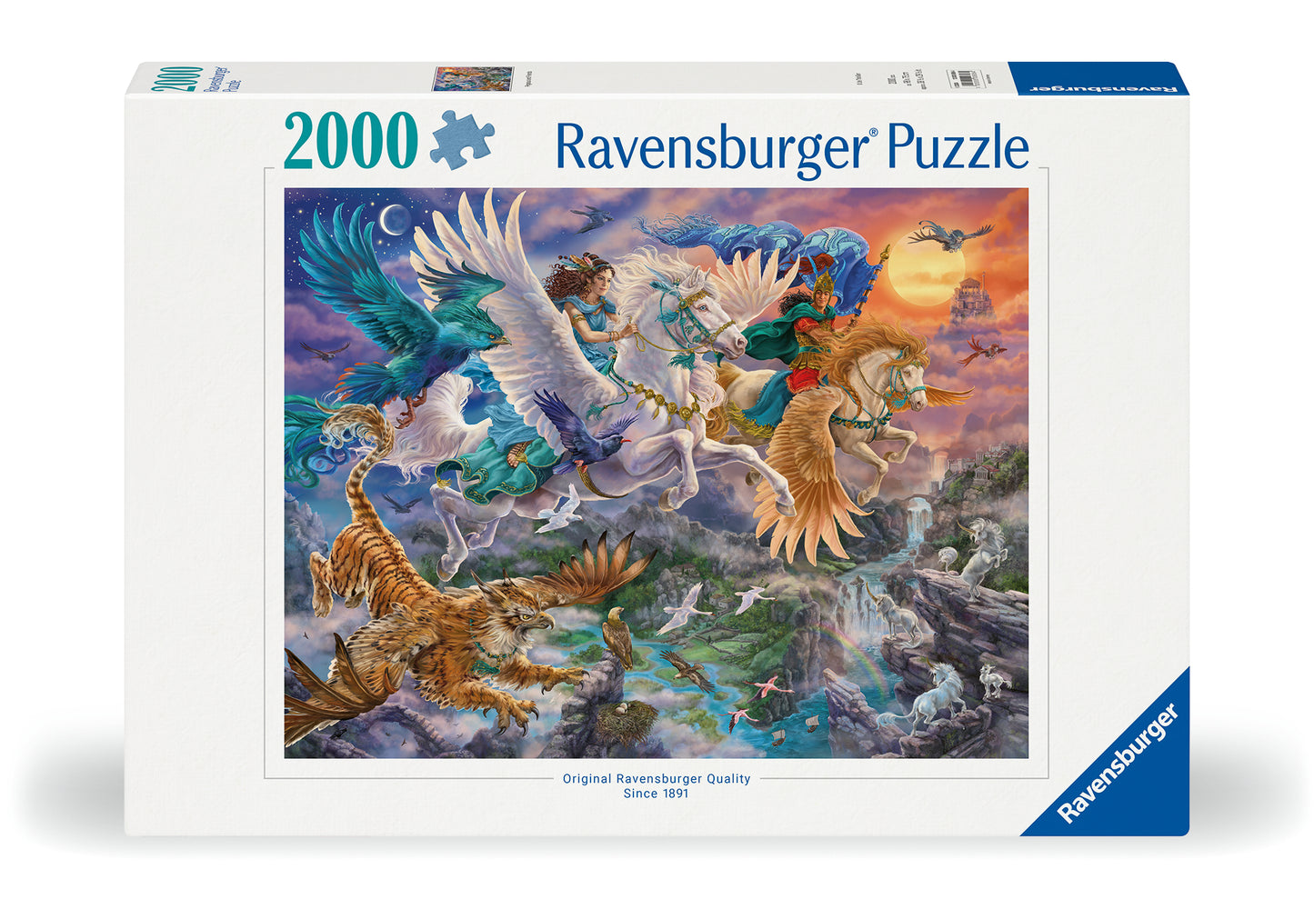Pegasus and Friends by Ute Thoniben, 2000 Piece Puzzle