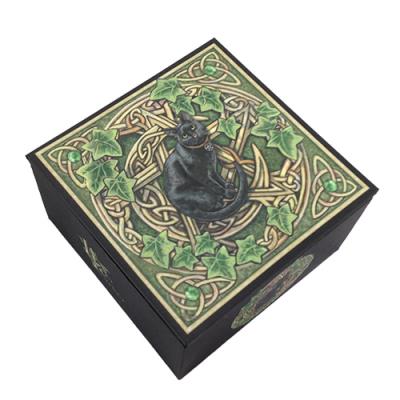Cat Pentagram by Lisa Parker, Keepsake Box