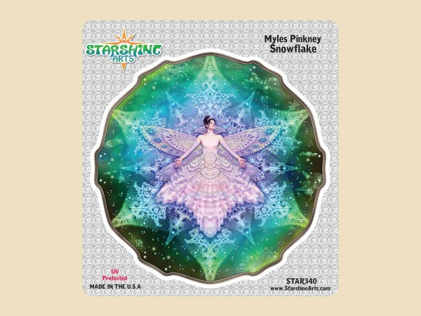 Snowflake by Myles Pinkney, Sticker