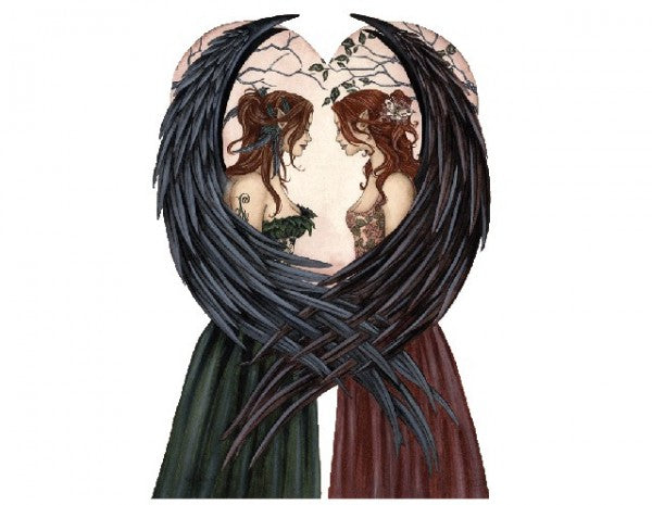 Sisters by Amy Brown, Double Sided Sticker