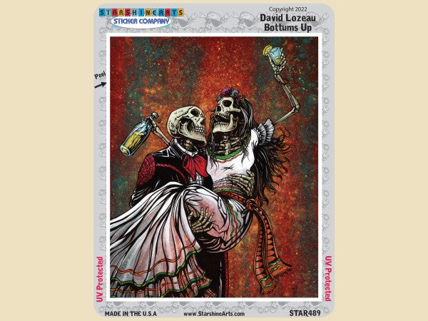 Bottums Up by David Lozeau, Sticker