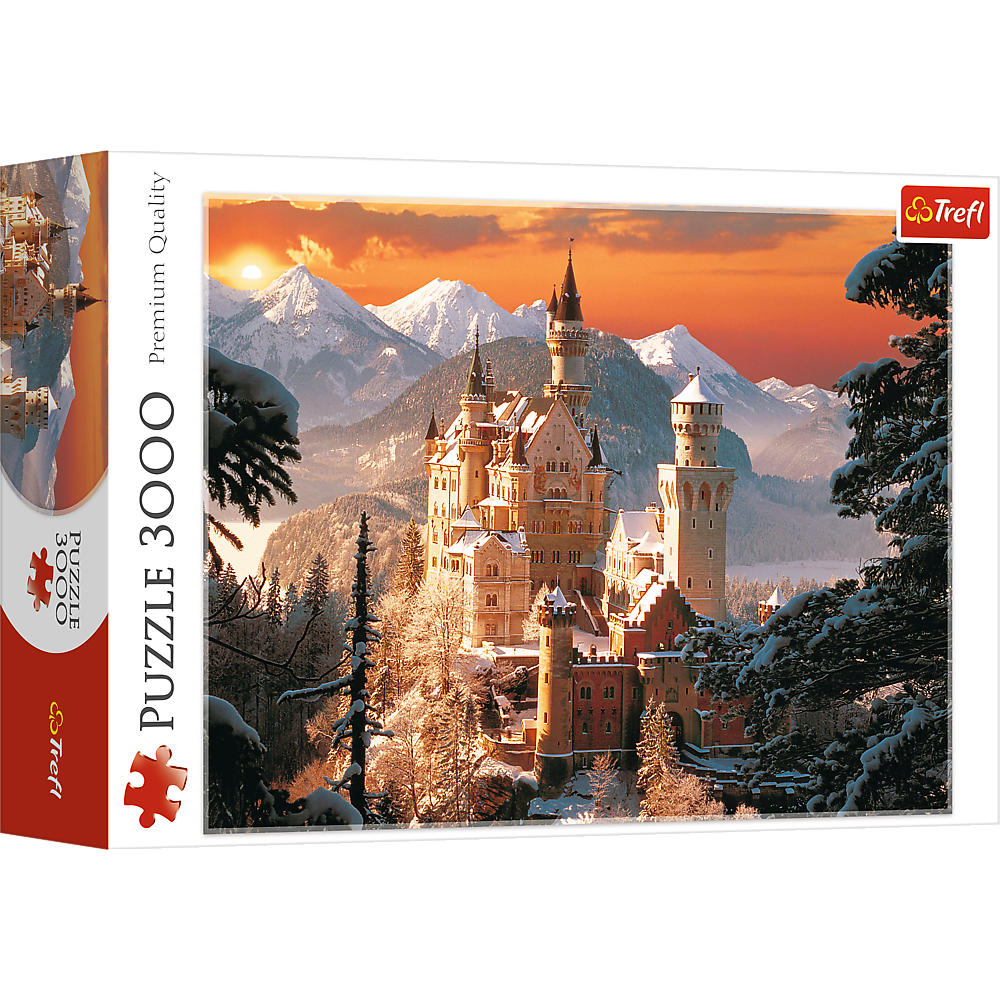 Wintry Neuschwanstein Castle, Germany by Trefl, 3000 Piece Puzzle