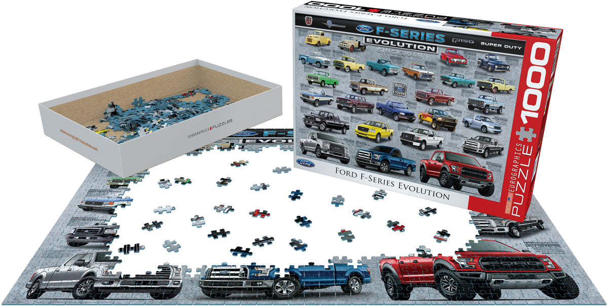 Ford F-Series Evolution by Eurographics, 1000 Piece Puzzle
